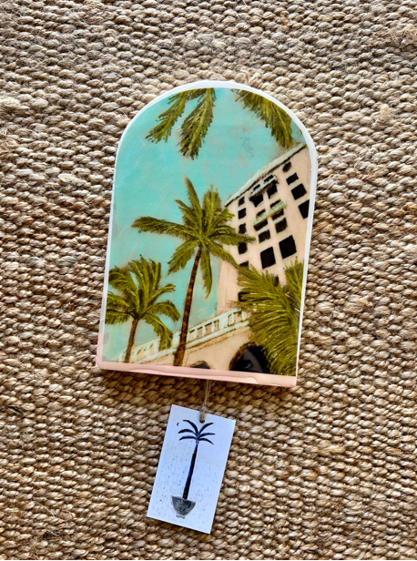 Tropicana large arch tile - Sue Fantini Art