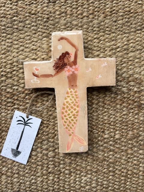Mermaid Cross 13 - Sue Fantini Art
