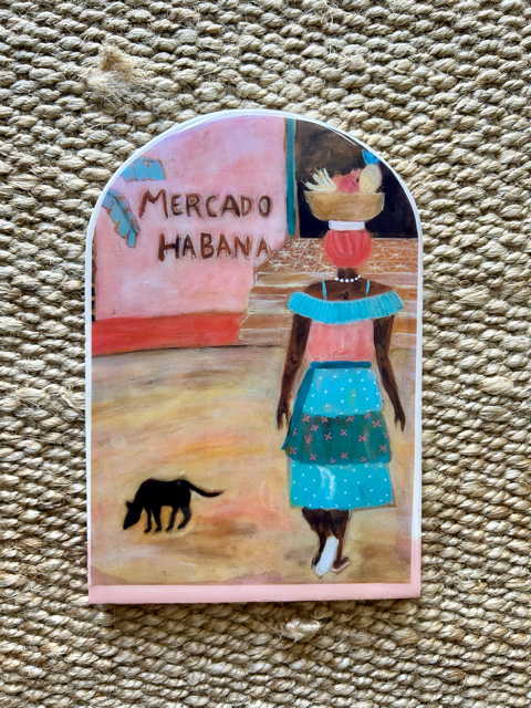 Market Day large arch tile