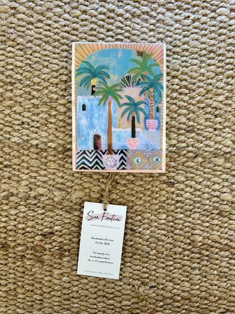 Potted palms small Tile