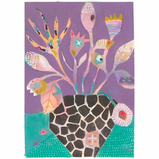 Giraffe Vase - Sue Fantini Art