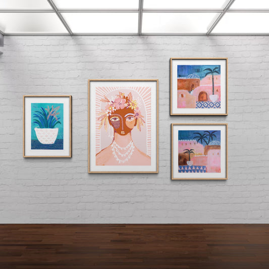 Styling up a gallery wall