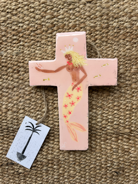 Mermaid Cross 11 - Sue Fantini Art