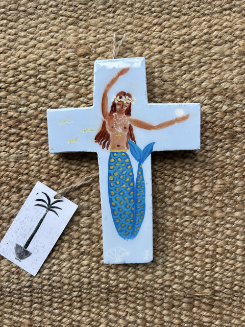 Mermaid Cross 10 - Sue Fantini Art
