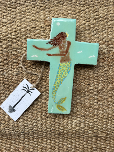 Mermaid Cross 12 - Sue Fantini Art