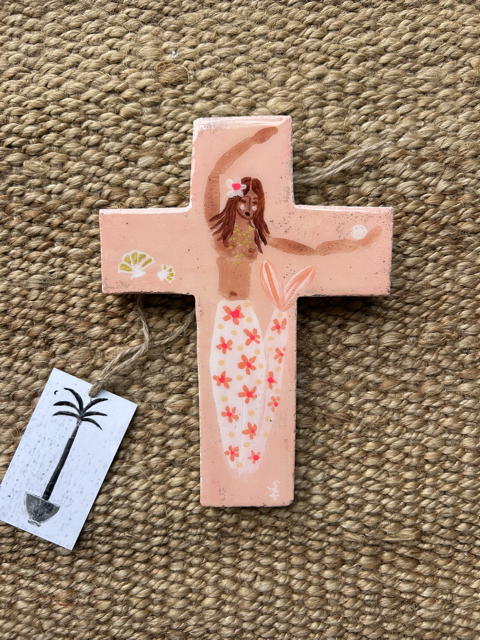 Mermaid Cross 13 - Sue Fantini Art